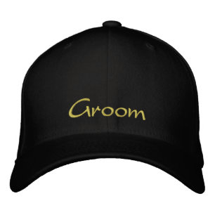 Groom Broderad Keps