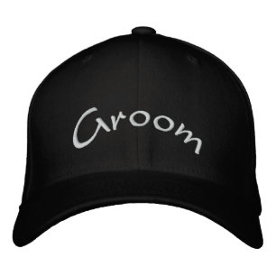 Groom Broderad Keps