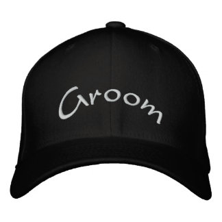 Groom Broderad Keps