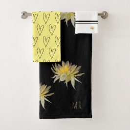 Groom Bröllop Gift Solros Black and Gult
