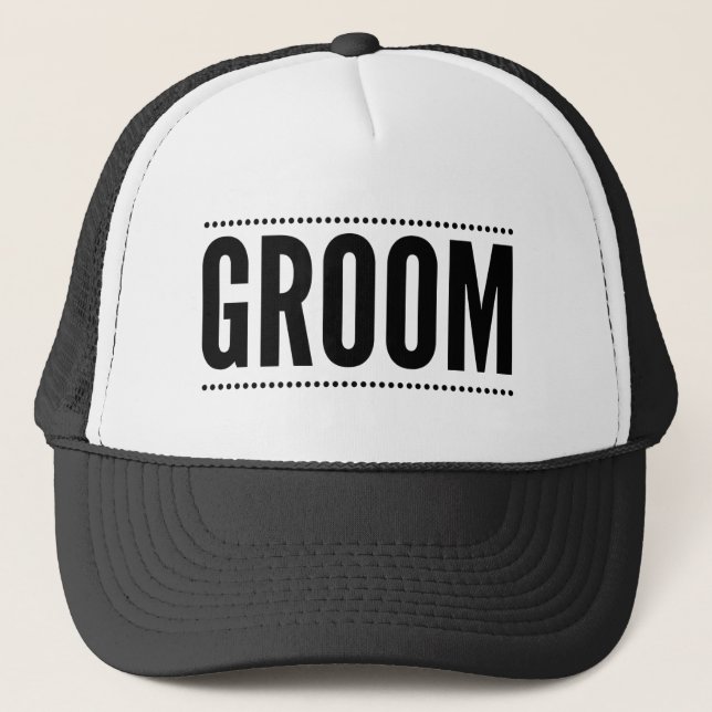 Groom Bröllop Truckerkeps (Framsida)