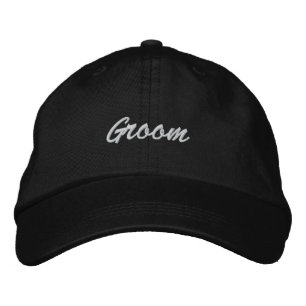 Groom Cap Broderad Keps