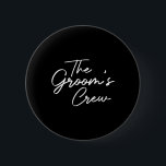 Groom Crew Bachelor Party Marskalkar Stag Group ut Knapp<br><div class="desc">Groom Crew Bachelor Party Marskalkars Stag Group Outfit Manar</div>