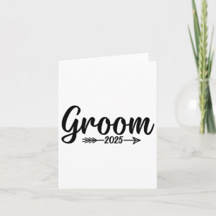Groom Est. 2025 Gift Bröllop Förlovning Kort