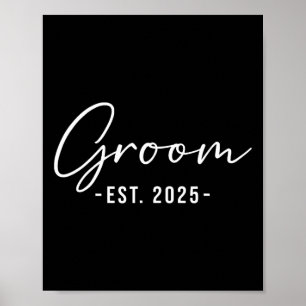Groom Est. 2025 Matchning - Redot växer Poster
