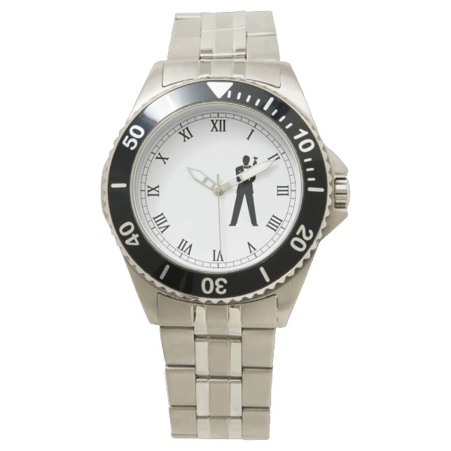 Groom, Groomsman eller Best Man's Watch Armbandsur (Framsida)