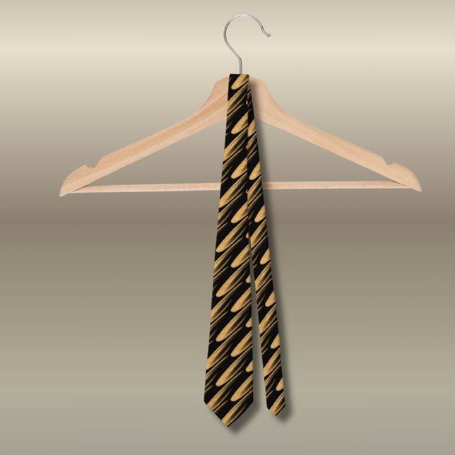 Groom Guld och Black Bröllop Neck Tie Slips (Skapare uppladdad)