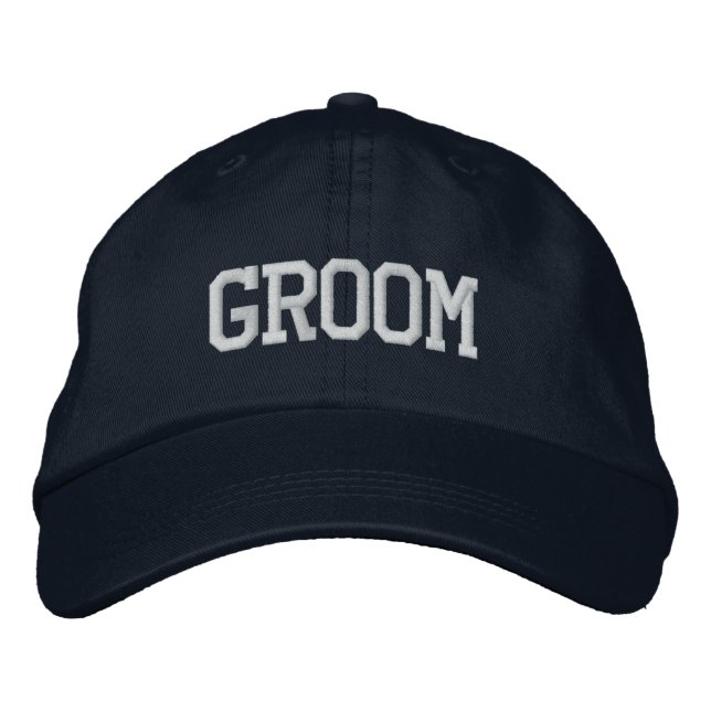 Groom hat broderad keps (Framsida)