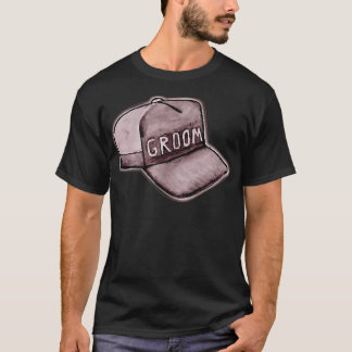 Groom Hat Cute Engagement Wedding Bachelor Party M T Shirt