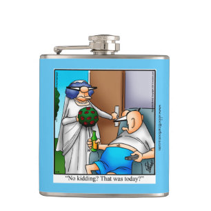 Groom Humor Flask Gift Fickplunta