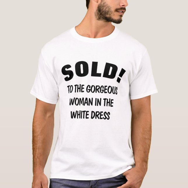 Groom Humor Giftermål-årsdagen Humor Groom Gift T Shirt (Framsida)
