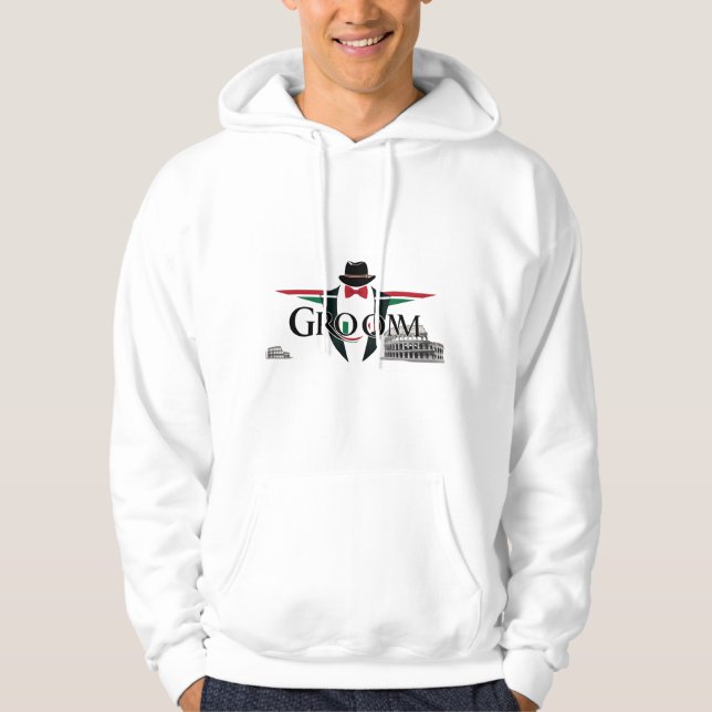 Groom Italienska Inspired Hoodie (Framsida)