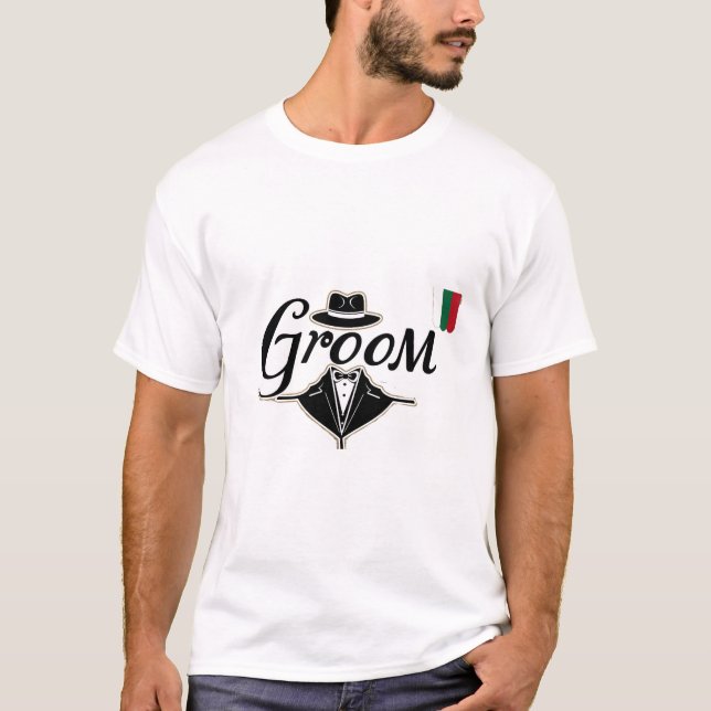 Groom Italienska T-Shirt (Framsida)
