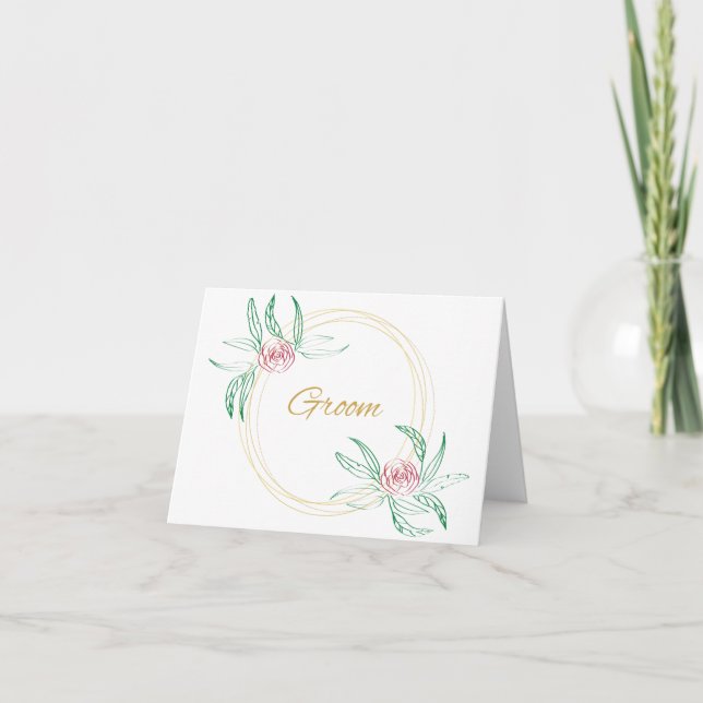 Groom Kort (Framsida)