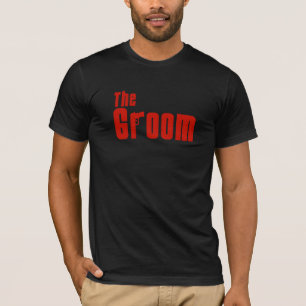 Groom (maffiafrött) t-shirt