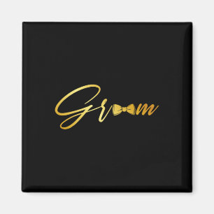 Groom Make och maka som matchar Bröllop Magnet