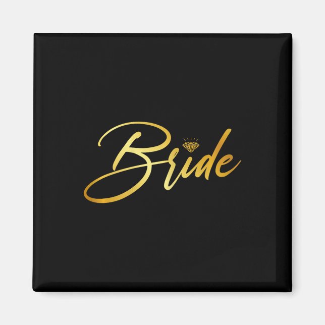 Groom Make och maka som matchar Bröllop Magnet (Framsidan)