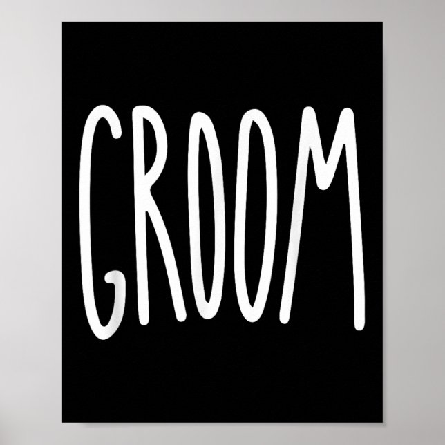 Groom Manar Bröllop Bride Poster (Framsidan)