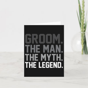 Groom människan, myten om den berömda Bröllop Kort