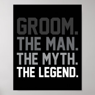 Groom människan, myten om den berömda Bröllop Poster