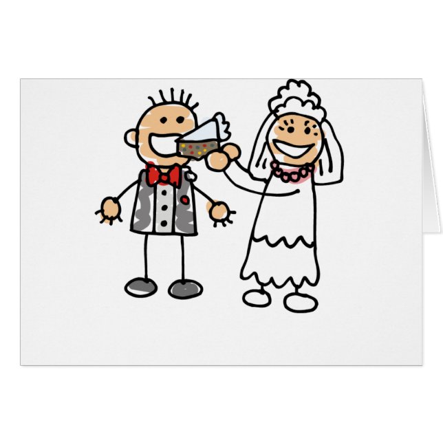 Groom Matar Hälsningskort (Framsidan Horizontal)