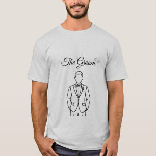 Groom - Minimalistisk bröllop T-Shirt
