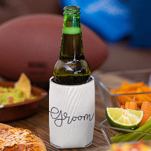 Groom Modern Bröllopsfest för skriptdiameter