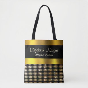 Groom Mor Elegant Classy Guld Damask Embossed Tygkasse