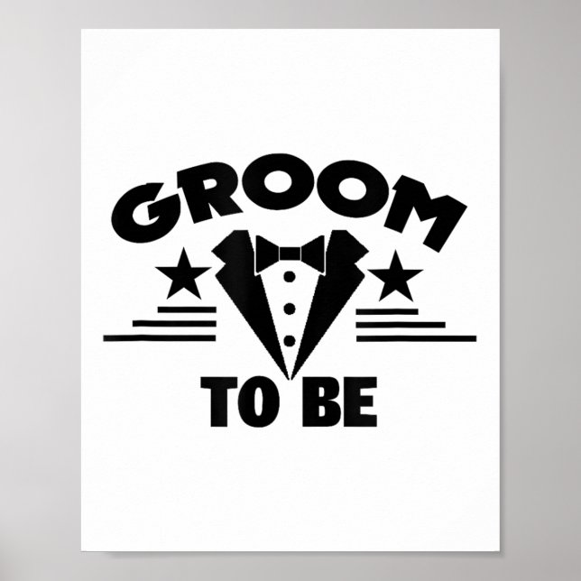 Groom och Bride Bröllop S - Groom till 2017_1 Poster (Framsidan)