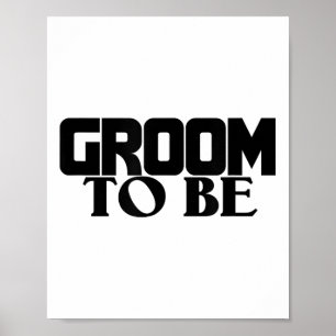 Groom och Bride Bröllop S - Groom till 2017_2 Poster