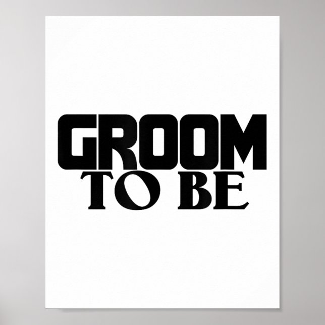 Groom och Bride Bröllop S - Groom till 2017_2 Poster (Framsidan)