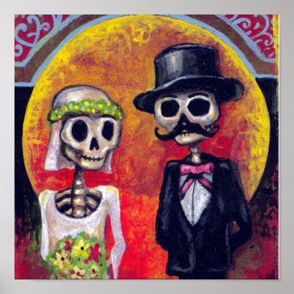 Groom och mustachioed Groom Poster