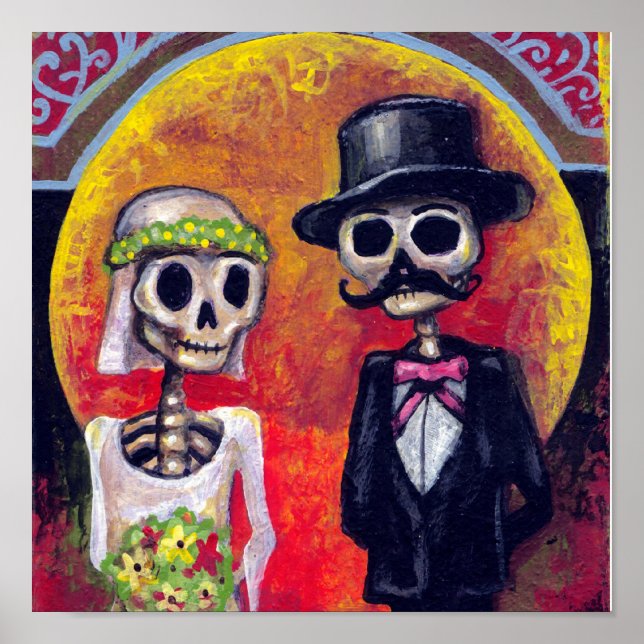 Groom och mustachioed Groom Poster (Framsidan)