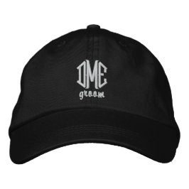 Groom Personligt bröllp Monogram Baseball Cap Broderad Keps