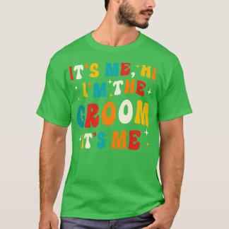 Groom presenterar Bröllop-meddelande Funny Groom T Shirt