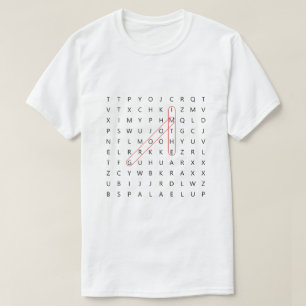Groom Roligt Ord Search Bröllop Bachelor Party T-S T Shirt
