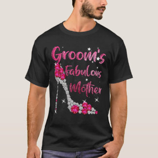 Groom s Fabulous Mor Lycklig Bröllop Marry Marrie T Shirt