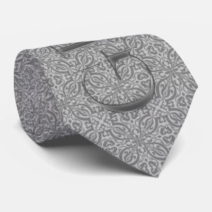 Groom Silver Bröllop Necktie Slips