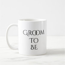 Groom ska vara vit med svart typografi