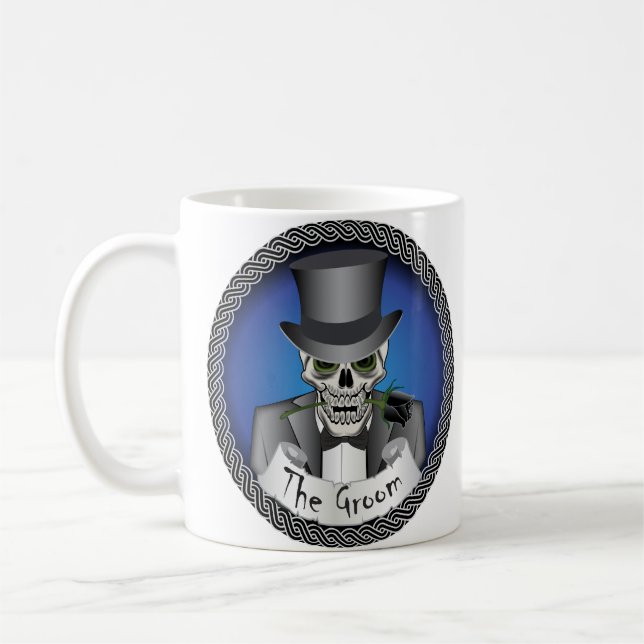 Groom Skull Kaffemugg (Vänster)