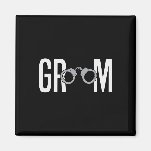 Groom som Bröllop 1 Magnet (Framsidan)