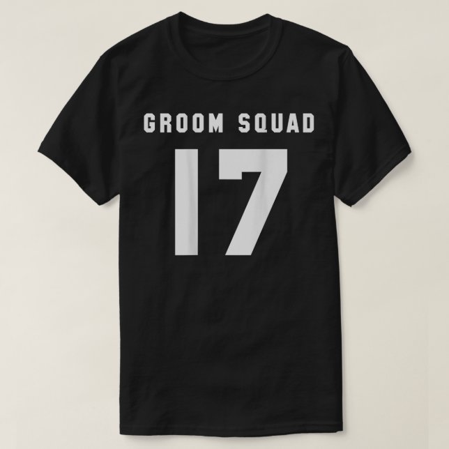 Groom Squad 2017 Jersey Marskalkars T Shirt (Design framsida)
