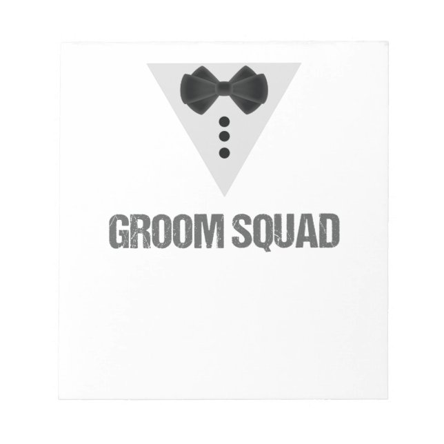Groom Squad Anteckningsblock (Framsida)