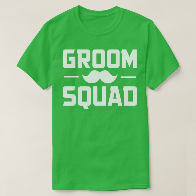 Groom Squad Gift for Groom Bröllop Gift Bachelor P T Shirt (Design framsida)