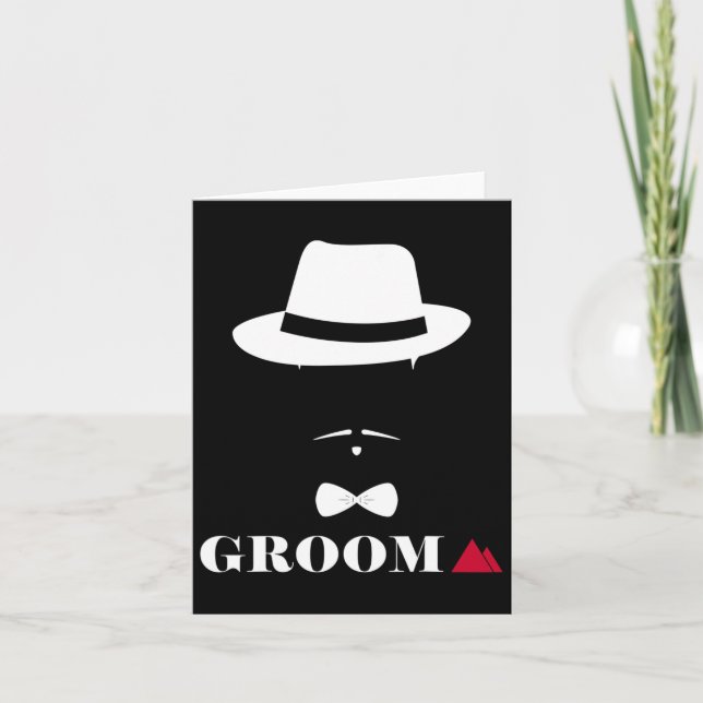 Groom Squad Marskalkar Ring Bröllop Bachelor Party Kort (Framsida)