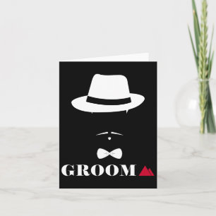 Groom Squad Marskalkar Ring Bröllop Bachelor Party Kort