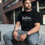 Groom Squad Marskalkars Bachelor Party T Shirt<br><div class="desc">Tittar du för perfektens marskalkar och servitroskjortor? Se bara vår "Groom Squad"-samling. Upptäck en mängd snyggt- och anpassade-skjortor som får dina marskalkar att framträda och fira den plats där du ska bo i stil.</div>