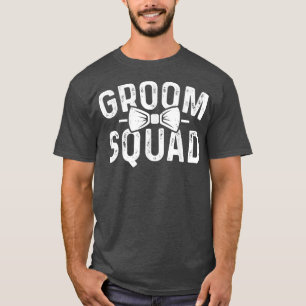 Groom Squad Marskalkars Funny Stag Bachelor Party T Shirt