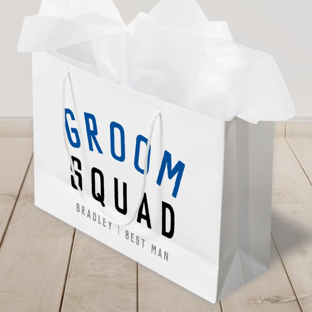 Groom Squad | Modern Bachelor Groomsman Snyggt (Skapare uppladdad)