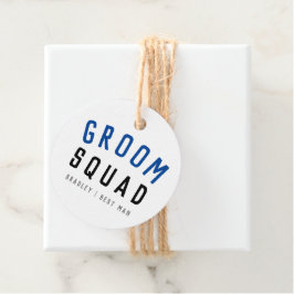 Groom Squad | Modern Bachelor Groomsman Snyggt Gåvor Etiketter